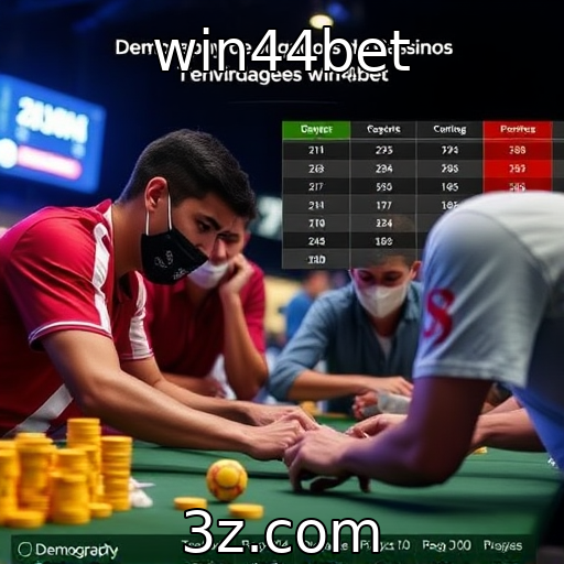 Estudo sobre a demografia dos jogadores de cassino